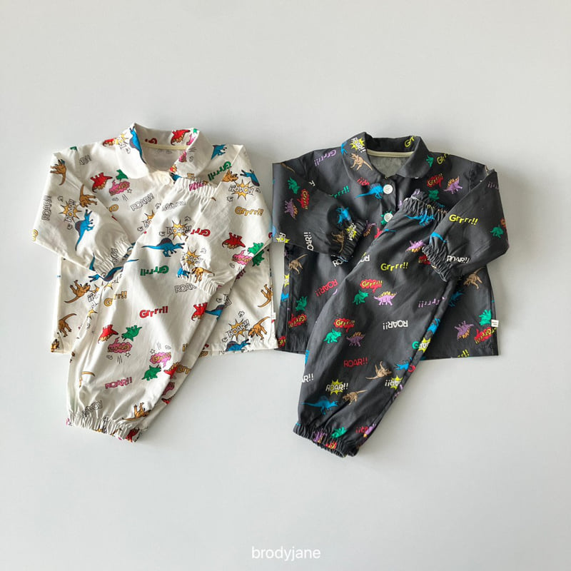 Brody Jane - Korean Children Fashion - #kidsshorts - Dino Set-up