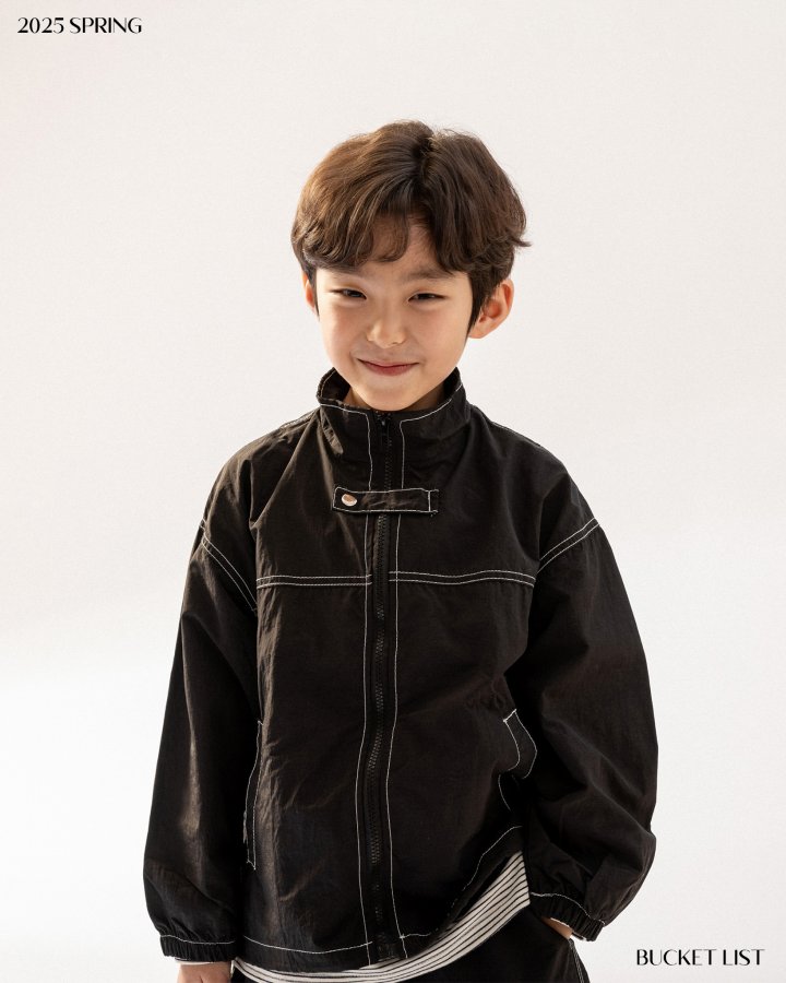 Bucket List - Korean Children Fashion - #Kfashion4kids - Double Stitch Jogger Pants - 3