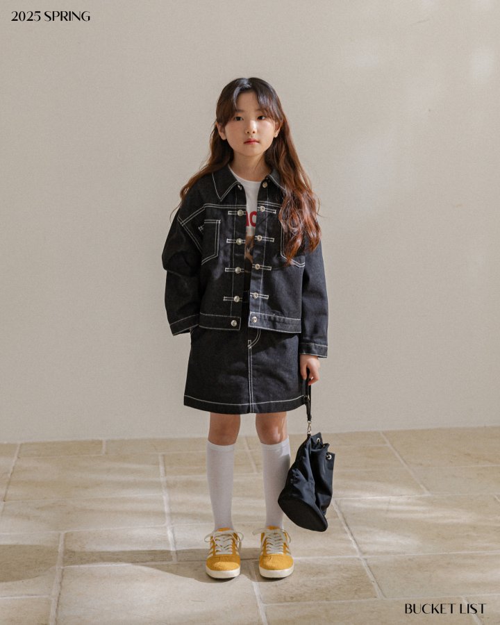 Bucket List - Korean Children Fashion - #Kfashion4kids - Non Fade Jacket - 2