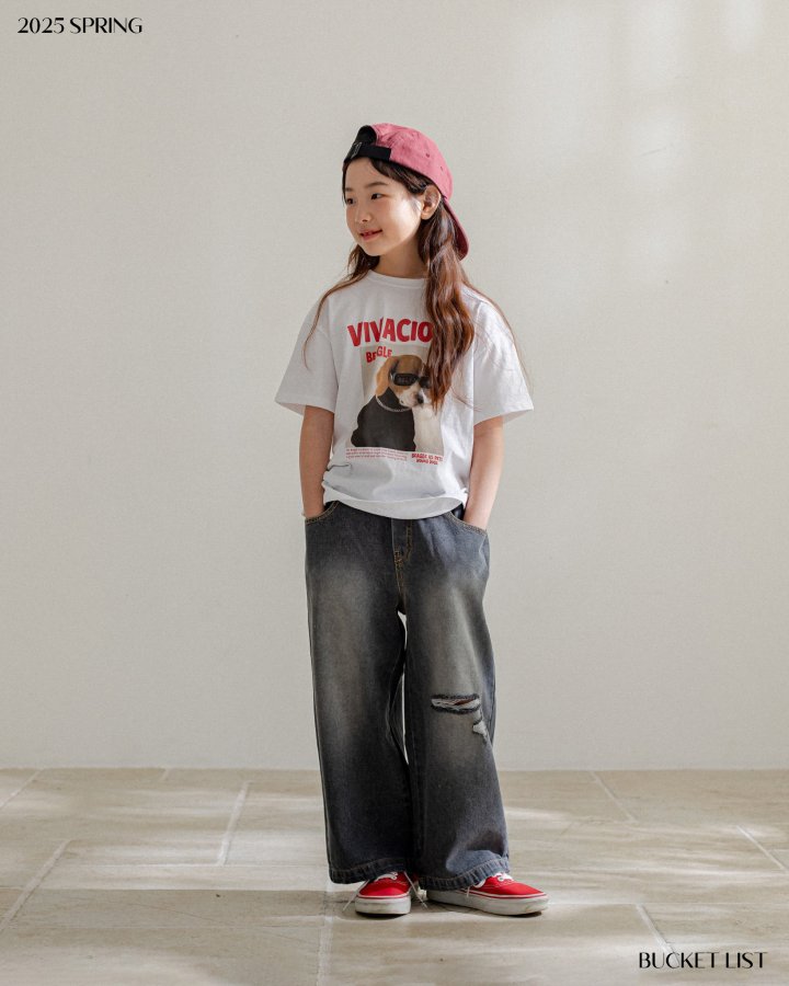 Bucket List - Korean Children Fashion - #Kfashion4kids - Beagle Short Sleeved Tee - 7