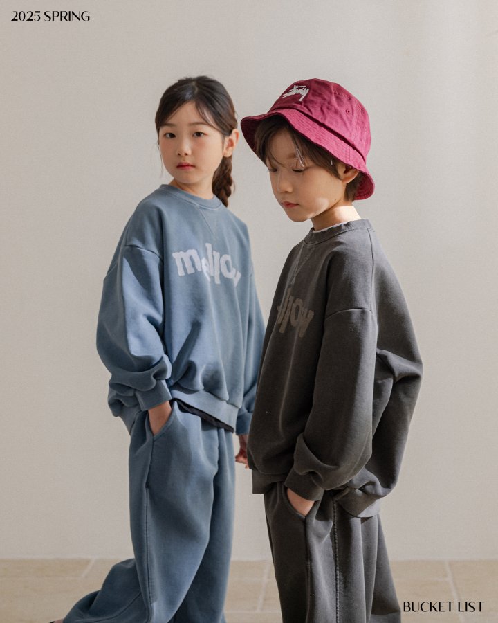 Bucket List - Korean Children Fashion - #Kfashion4kids - Mellow Pigment Sweatshirts - 5