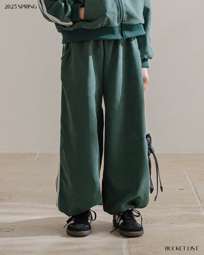 Bucket List - Korean Children Fashion - #childofig - Running Track Pants - 12