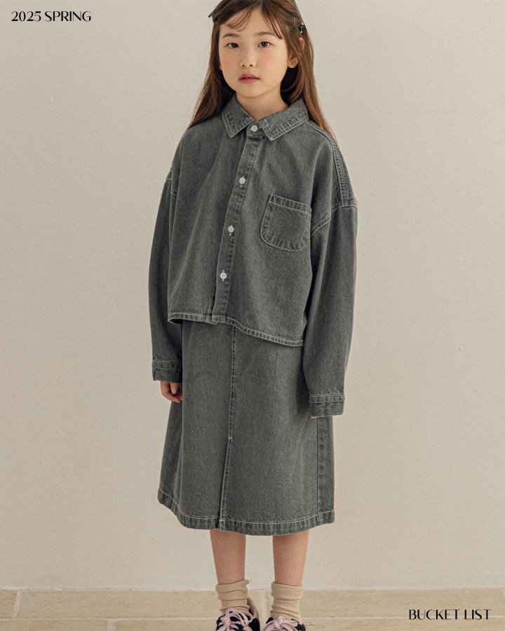 Bucket List - Korean Children Fashion - #prettylittlegirls - Basic Crop Shirt - 4
