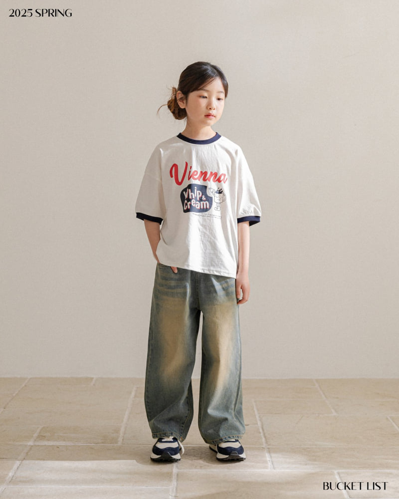Bucket List - Korean Children Fashion - #childrensboutique - Cat Brush Denim Pants - 12