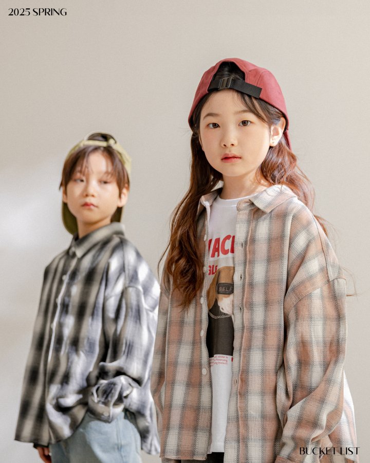 Bucket List - Korean Children Fashion - #childrensboutique - Sweet Check Shirt - 11