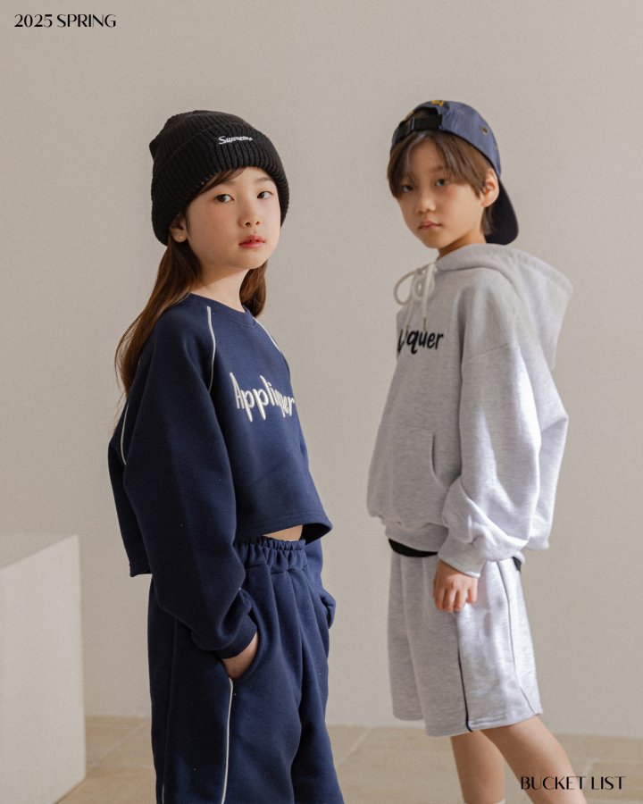 Bucket List - Korean Children Fashion - #childrensboutique - Appliquer Hoodie - 5