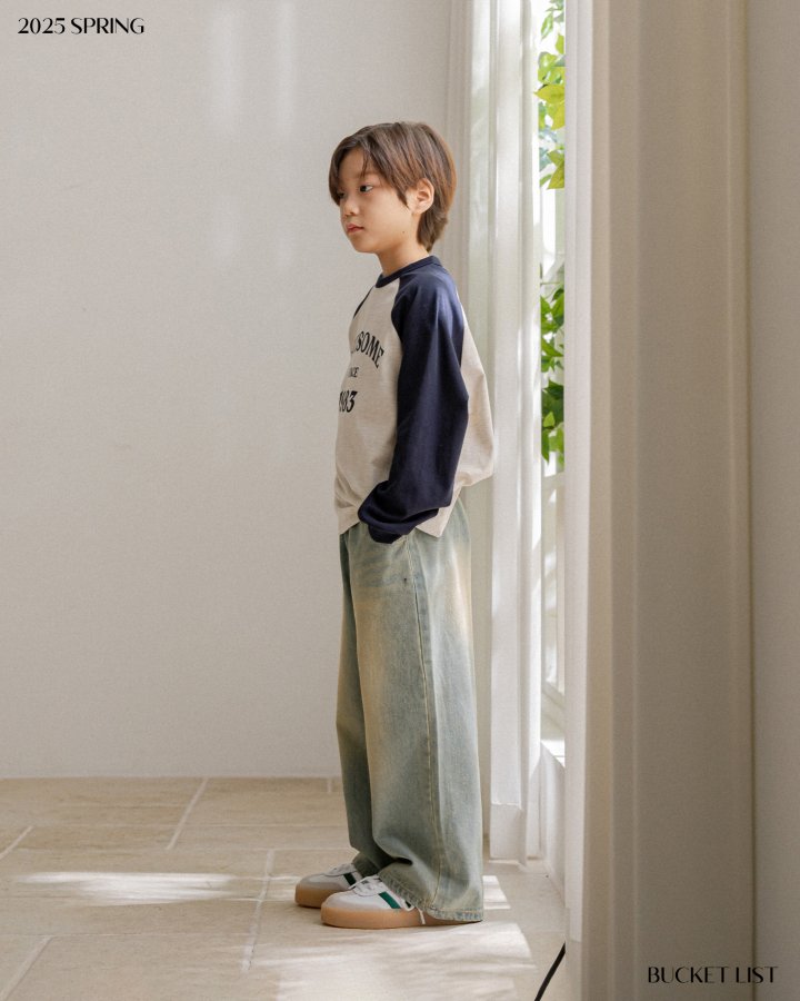 Bucket List - Korean Children Fashion - #designkidswear - Awesome Raglan Tee - 12