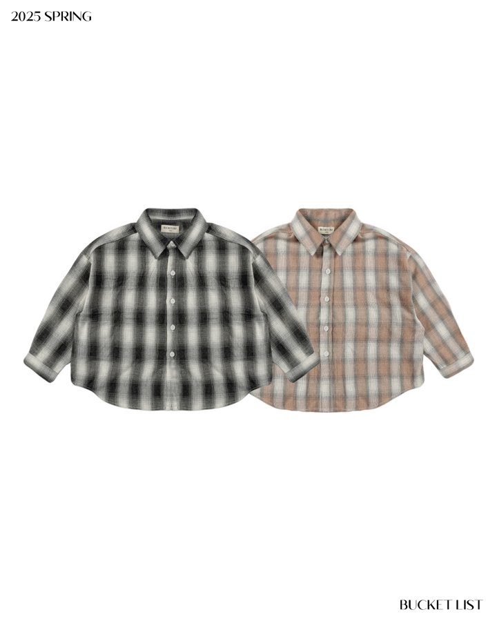 Bucket List - Korean Children Fashion - #designkidswear - Sweet Check Shirt - 12