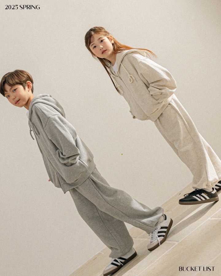 Bucket List - Korean Children Fashion - #designkidswear - Two Way Crop Hood Zip-up Jacket - 7