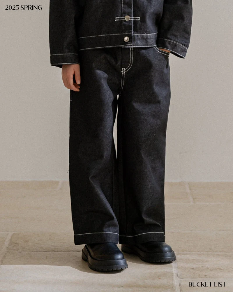 Bucket List - Korean Children Fashion - #discoveringself - Non Fade Denim Pants - 12