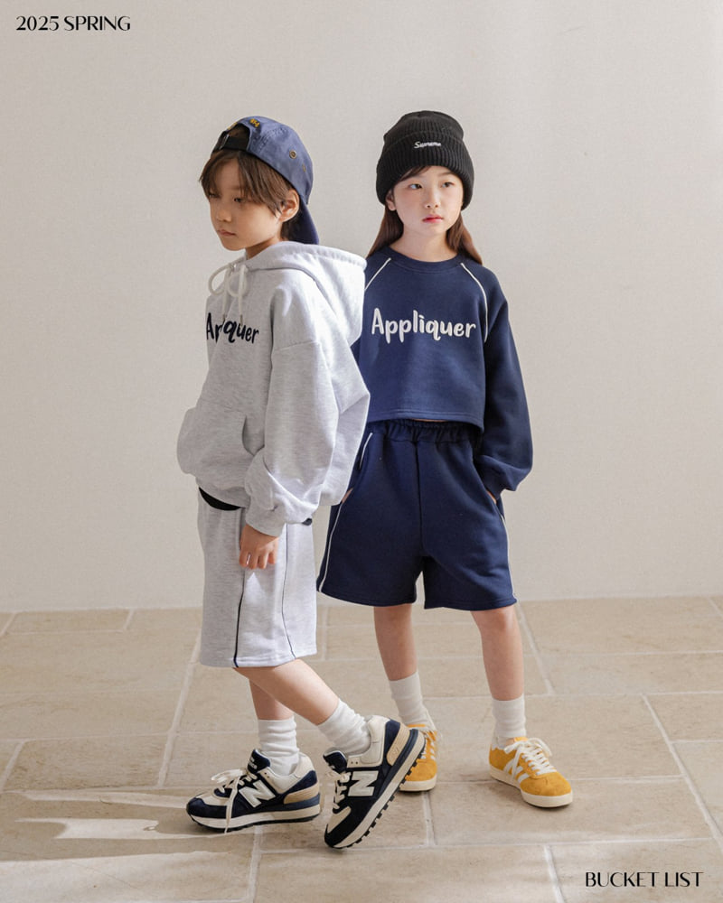 Bucket List - Korean Children Fashion - #discoveringself - Appliquer Shorts