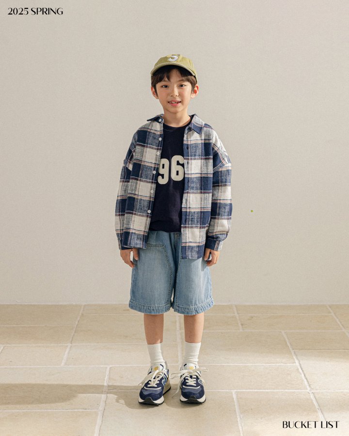 Bucket List - Korean Children Fashion - #fashionkids - Over Check Shirt - 10