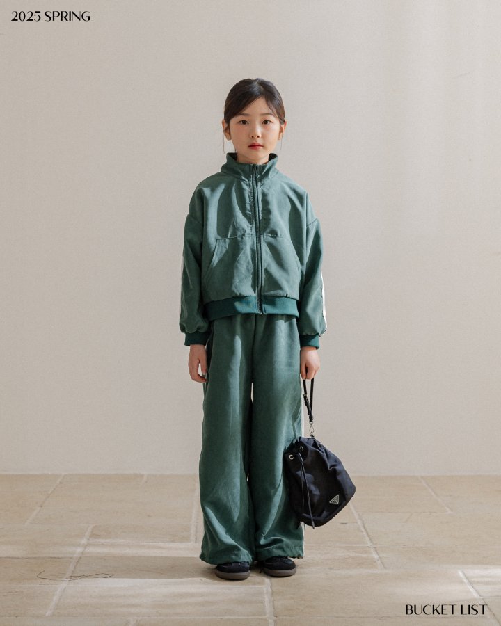 Bucket List - Korean Children Fashion - #fashionkids - Running Track Zip-up Jacket - 6
