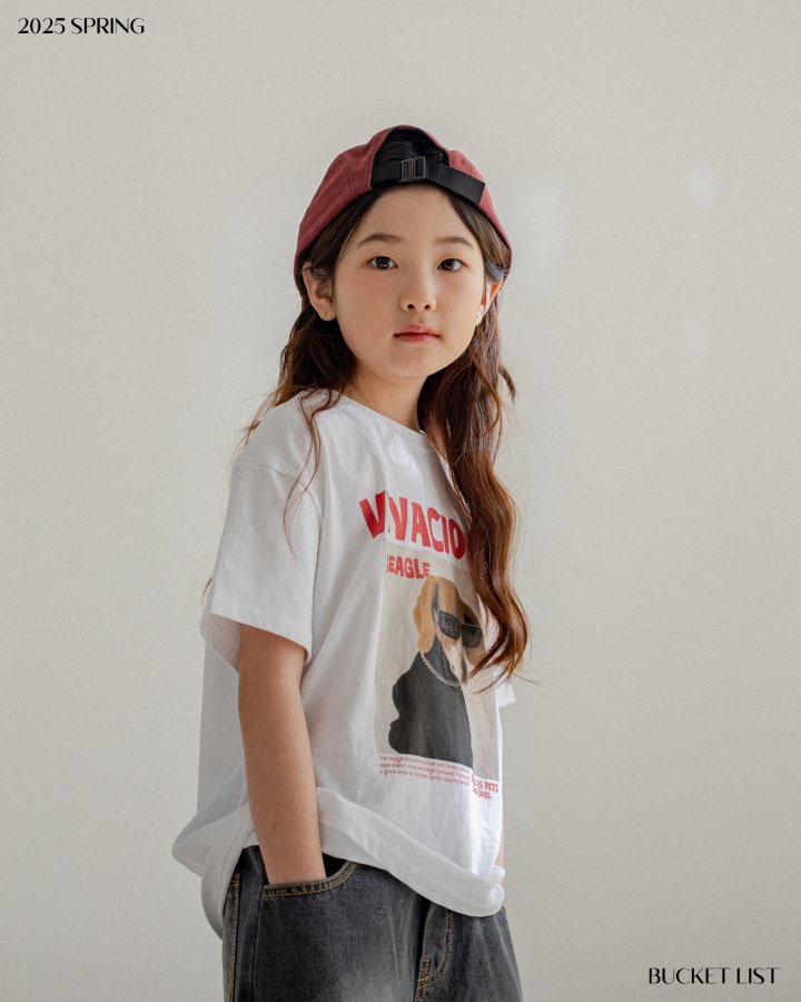 Bucket List - Korean Children Fashion - #fashionkids - Beagle Short Sleeved Tee - 3