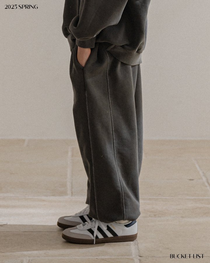 Bucket List - Korean Children Fashion - #fashionkids - Mellow Pigment Jogger Pants - 11