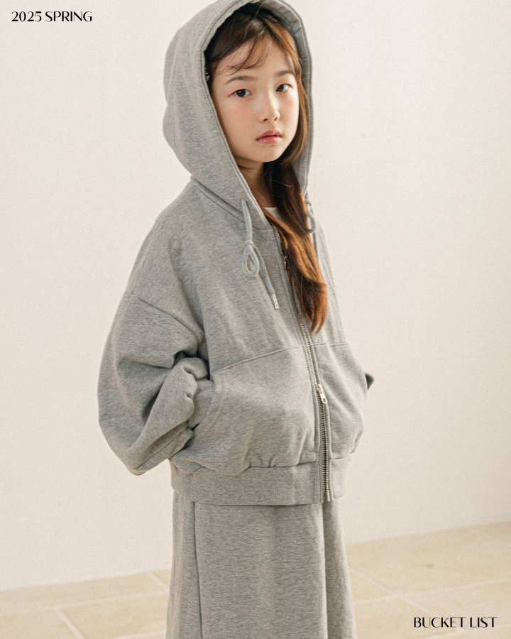 Bucket List - Korean Children Fashion - #fashionkids - Two Way Crop Hood Zip-up Jacket - 9