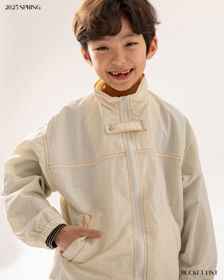 Bucket List - Korean Children Fashion - #kidsshorts - Double Stitch Jumper - 8