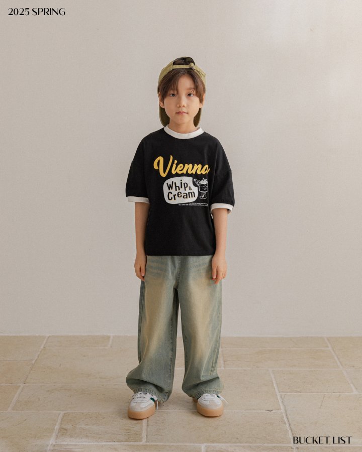 Bucket List - Korean Children Fashion - #kidsshorts - Vienna Tee - 5