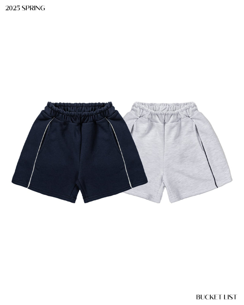 Bucket List - Korean Children Fashion - #kidsshorts - Appliquer Shorts - 3