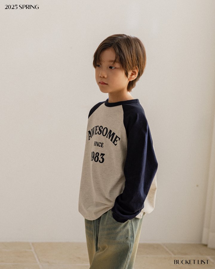 Bucket List - Korean Children Fashion - #kidsstore - Awesome Raglan Tee - 2