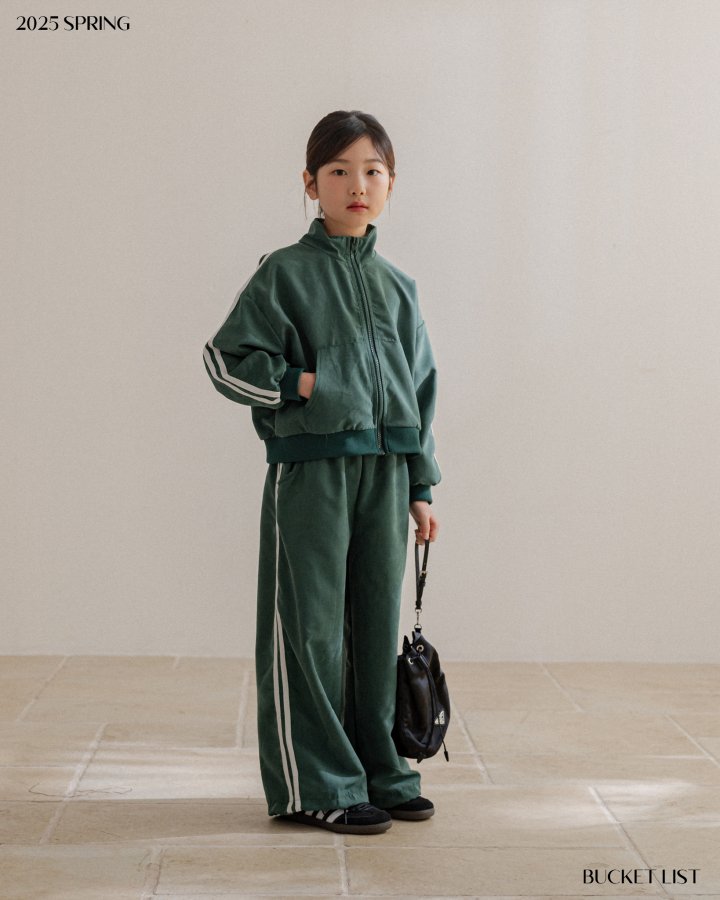 Bucket List - Korean Children Fashion - #kidsstore - Running Track Zip-up Jacket - 8