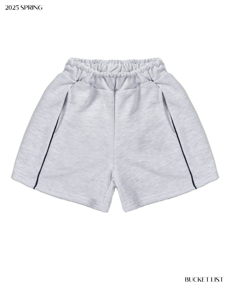 Bucket List - Korean Children Fashion - #kidsshorts - Appliquer Shorts - 4