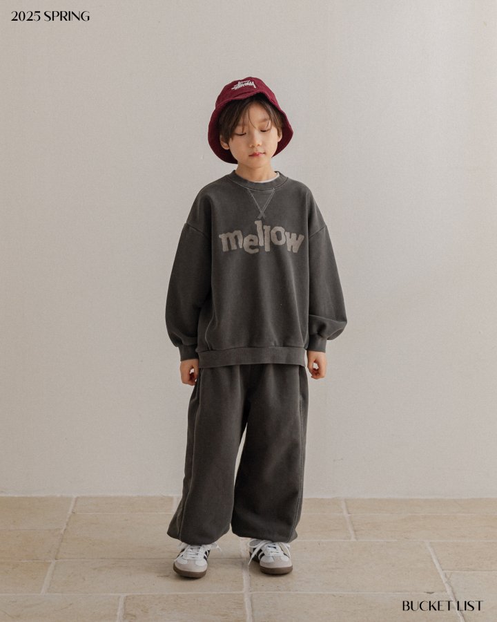 Bucket List - Korean Children Fashion - #kidsstore - Mellow Pigment Sweatshirts - 3