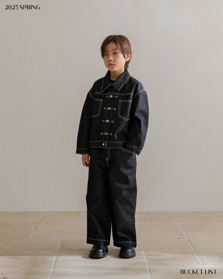 Bucket List - Korean Children Fashion - #kidzfashiontrend - Non Fade Jacket
