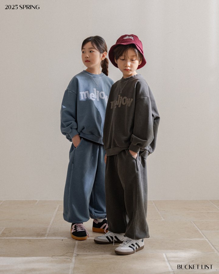 Bucket List - Korean Children Fashion - #littlefashionista - Mellow Pigment Sweatshirts - 6