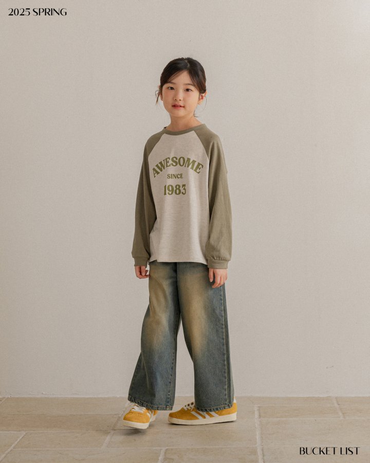 Bucket List - Korean Children Fashion - #magicofchildhood - Awesome Raglan Tee - 6