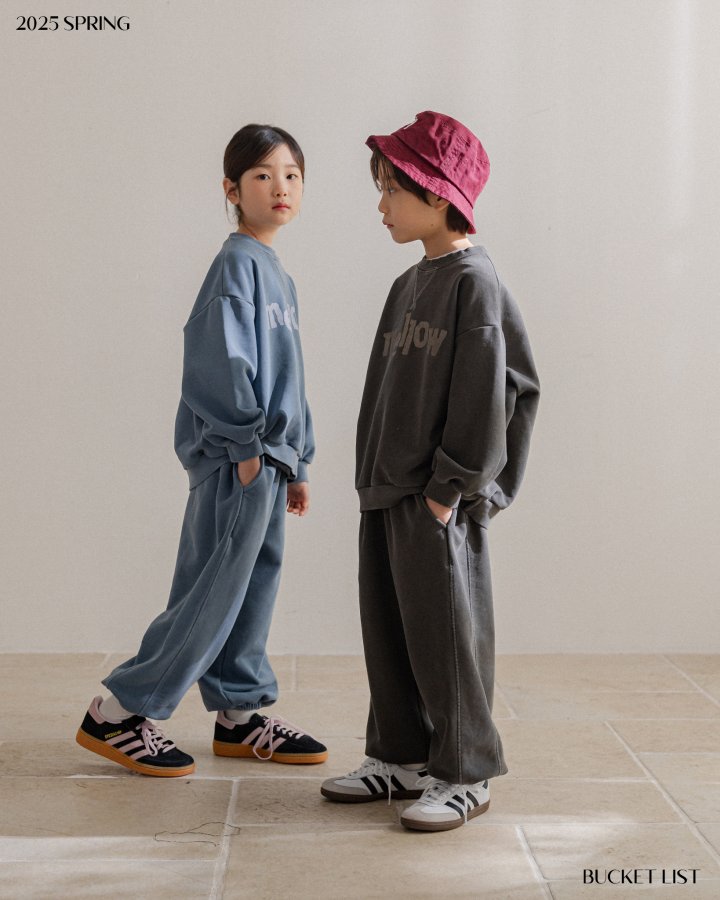 Bucket List - Korean Children Fashion - #magicofchildhood - Mellow Pigment Sweatshirts - 7