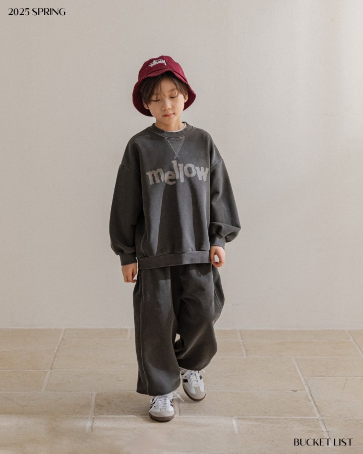 Bucket List - Korean Children Fashion - #minifashionista - Mellow Pigment Sweatshirts - 8