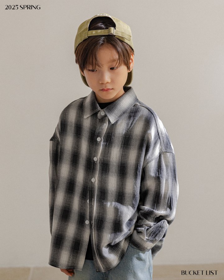 Bucket List - Korean Children Fashion - #minifashionista - Sweet Check Shirt - 5