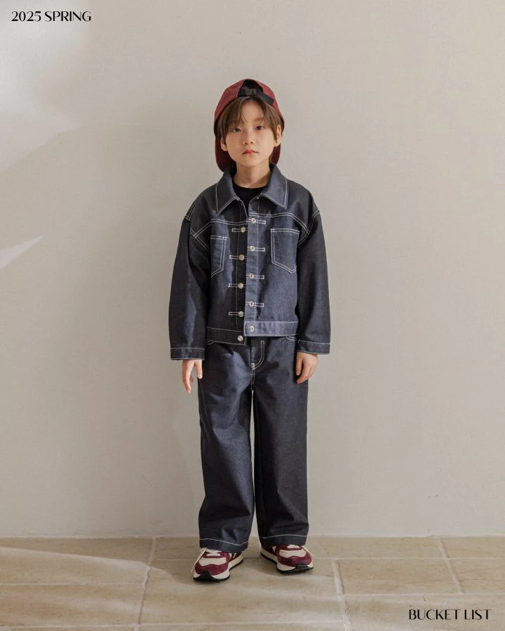 Bucket List - Korean Children Fashion - #prettylittlegirls - Non Fade Jacket - 6
