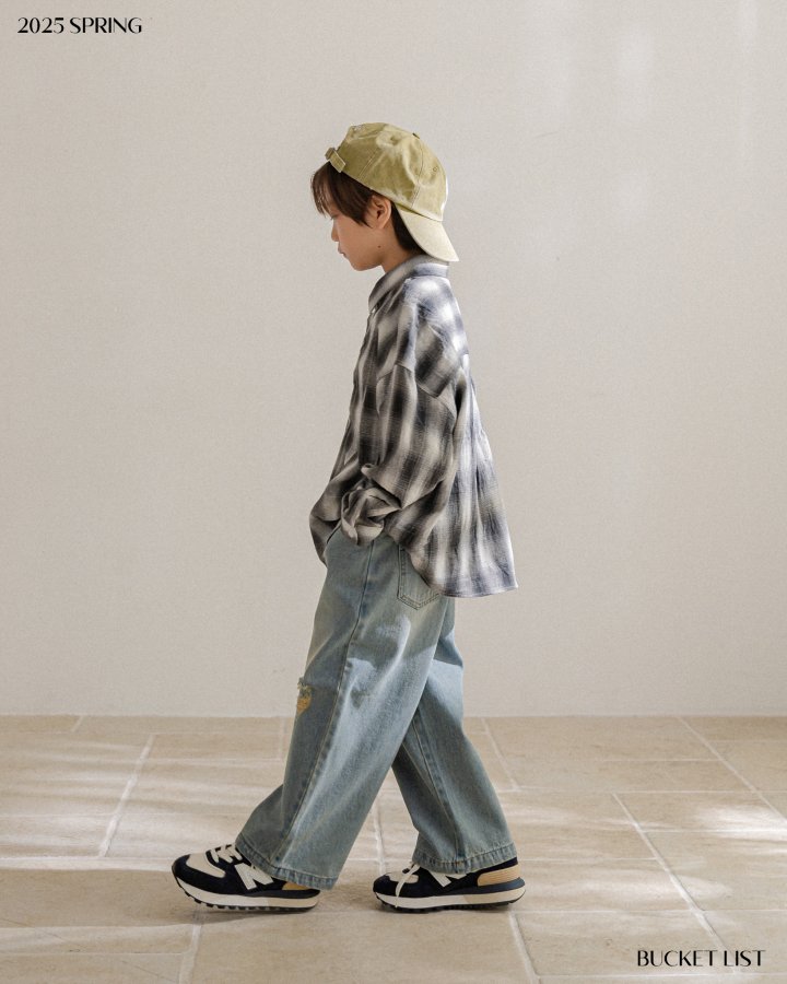 Bucket List - Korean Children Fashion - #todddlerfashion - Sweet Check Shirt - 7