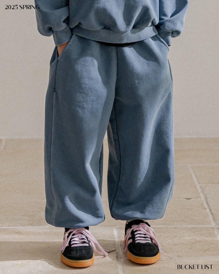 Bucket List - Korean Children Fashion - #toddlerclothing - Mellow Pigment Jogger Pants - 5