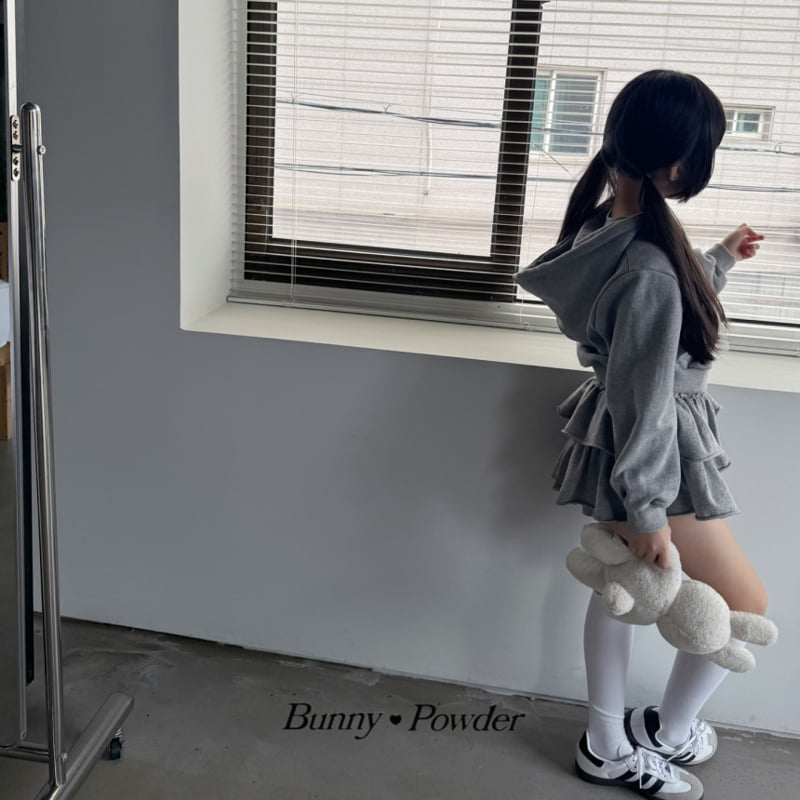 Bunny Powder - Korean Children Fashion - #Kfashion4kids - Mimi Crop Hood Zip-up Jacket - 11