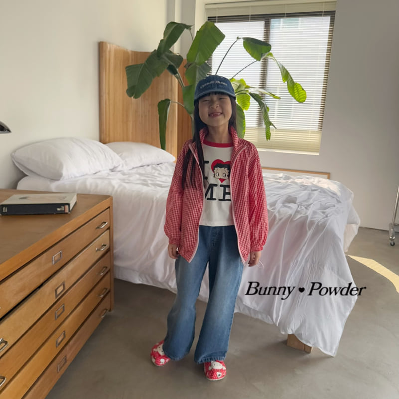 Bunny Powder - Korean Children Fashion - #Kfashion4kids - Life Denim Pants - 2