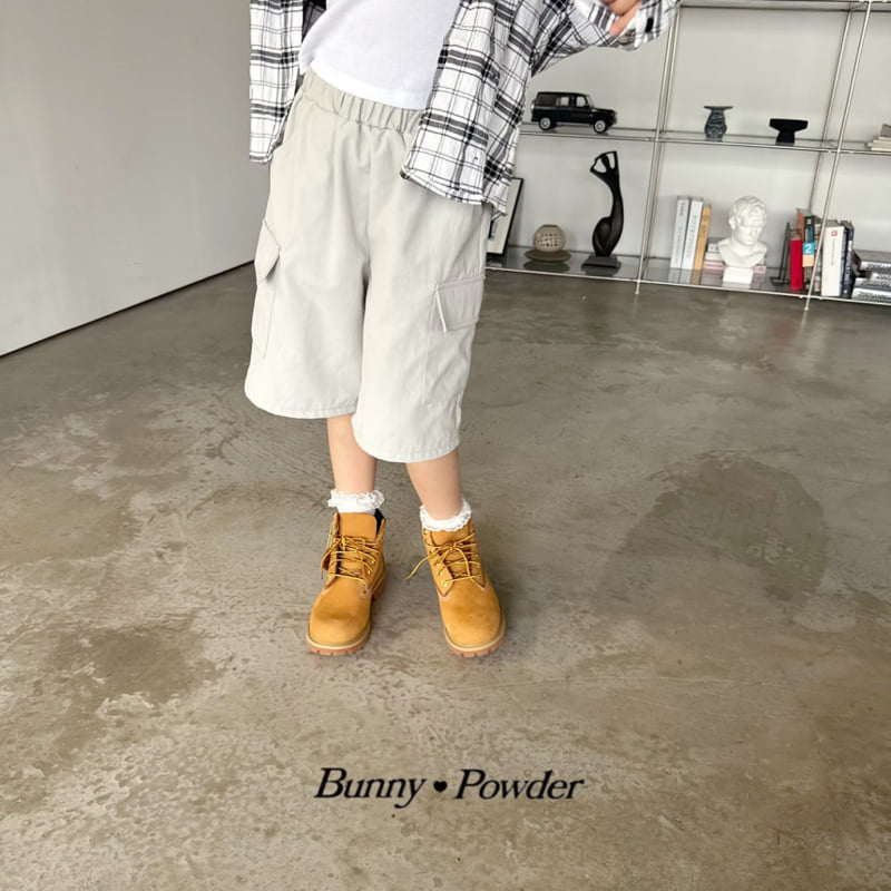 Bunny Powder - Korean Children Fashion - #stylishchildhood - Hip Bermuda Pants - 4