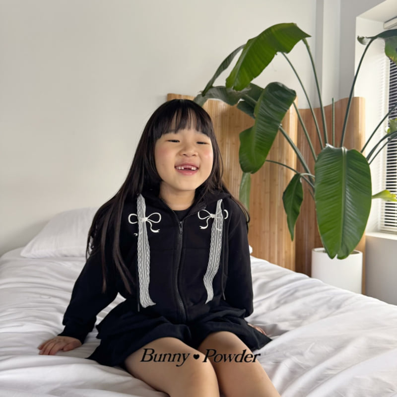 Bunny Powder - Korean Children Fashion - #childofig - Mimi Crop Hood Zip-up Jacket - 3