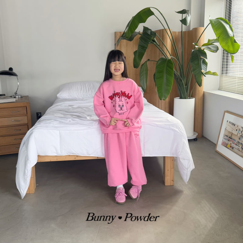 Bunny Powder - Korean Children Fashion - #childofig - Welcome Jogger Pants - 3