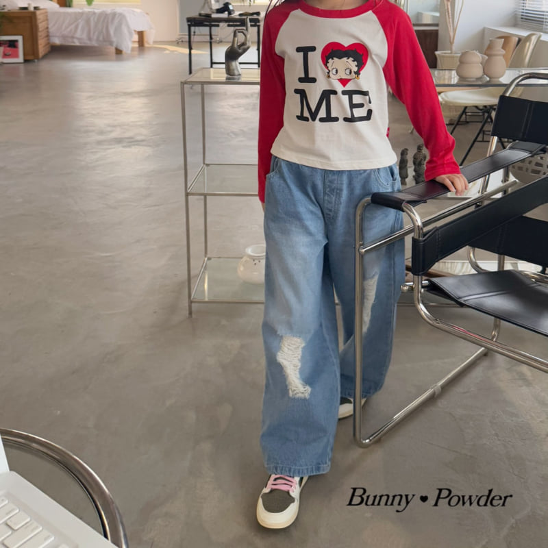 Bunny Powder - Korean Children Fashion - #childofig - Betty Love Tee - 2