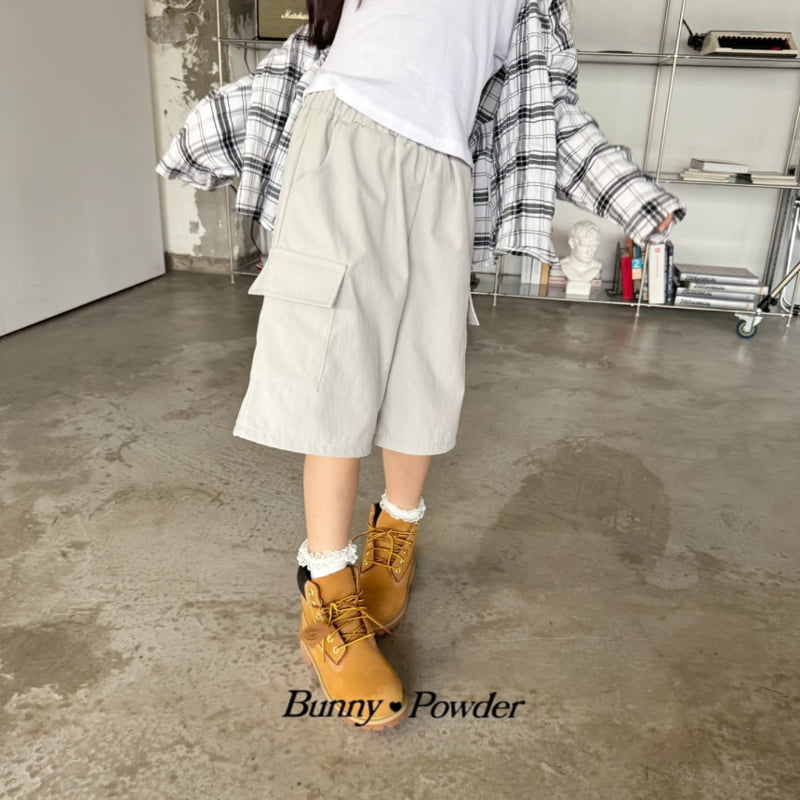 Bunny Powder - Korean Children Fashion - #childrensboutique - Hip Bermuda Pants - 5