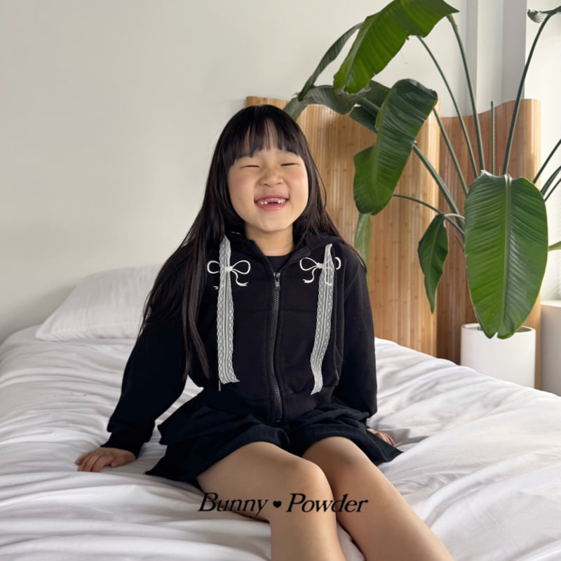 Bunny Powder - Korean Children Fashion - #childofig - Mimi Crop Hood Zip-up Jacket - 4