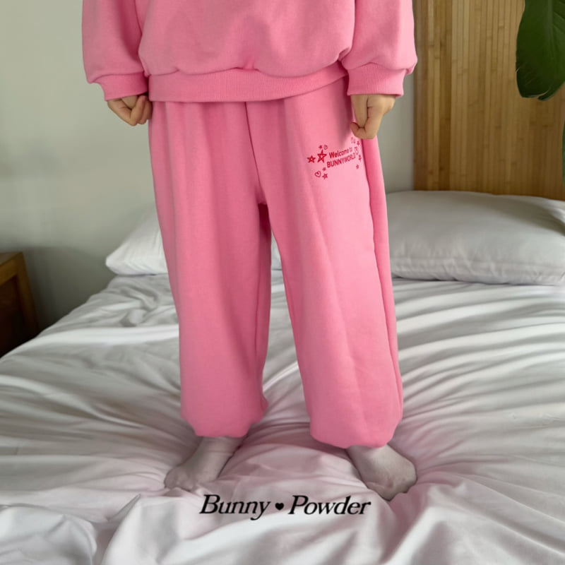 Bunny Powder - Korean Children Fashion - #childrensboutique - Welcome Jogger Pants - 5