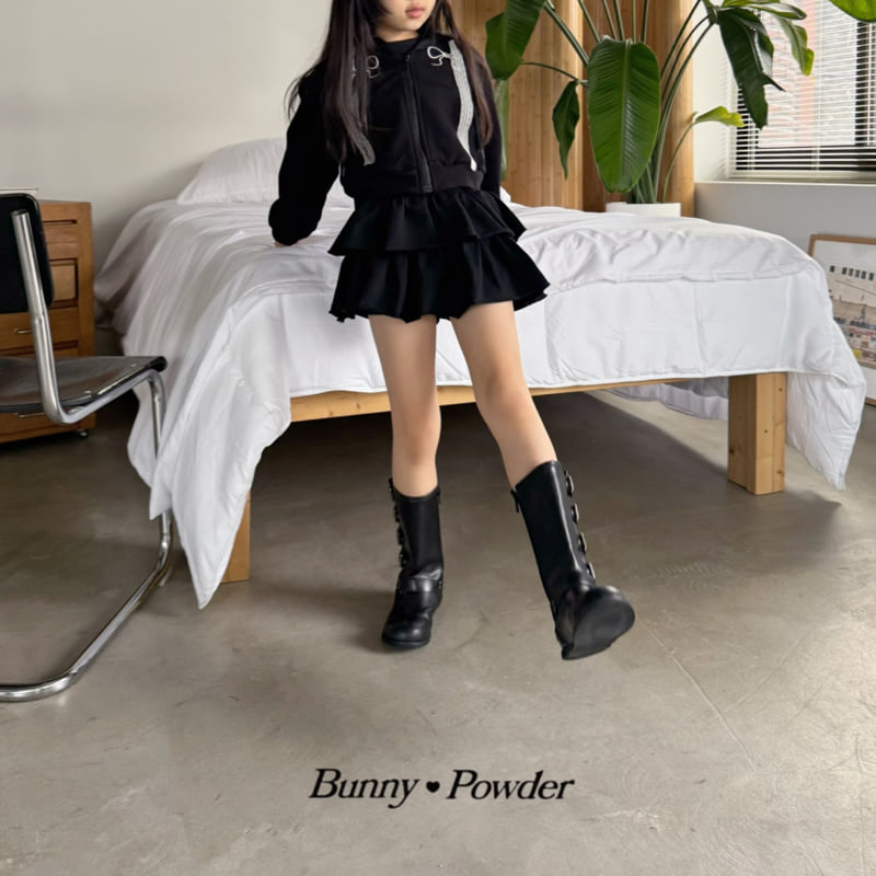 Bunny Powder - Korean Children Fashion - #designkidswear - Mimi Crop Hood Zip-up Jacket - 5