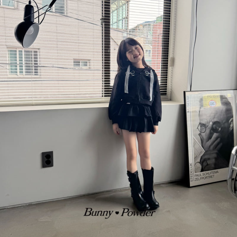 Bunny Powder - Korean Children Fashion - #discoveringself - Mimi Crop Hood Zip-up Jacket - 6