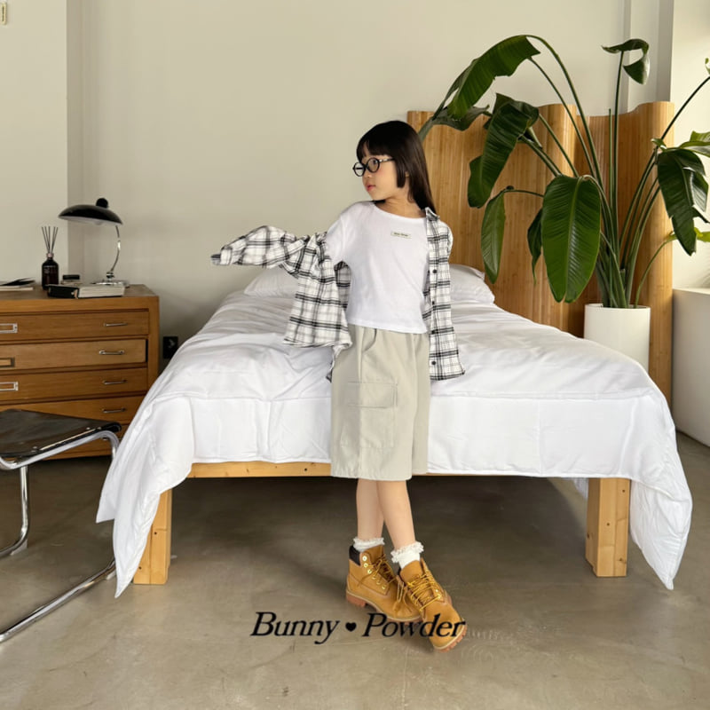 Bunny Powder - Korean Children Fashion - #kidsshorts - Hip Bermuda Pants - 9