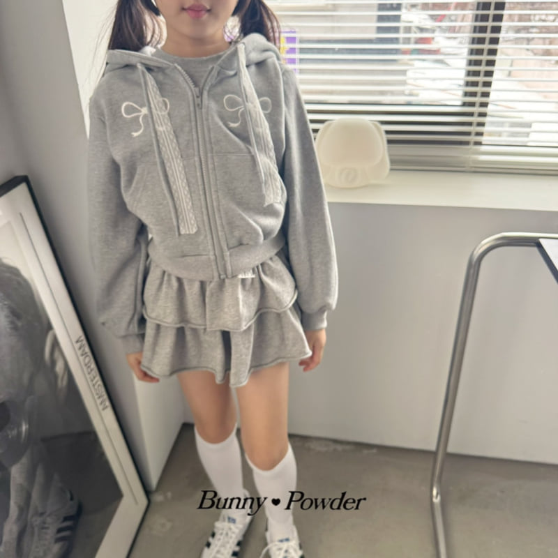 Bunny Powder - Korean Children Fashion - #kidsshorts - Mimi Crop Hood Zip-up Jacket - 8