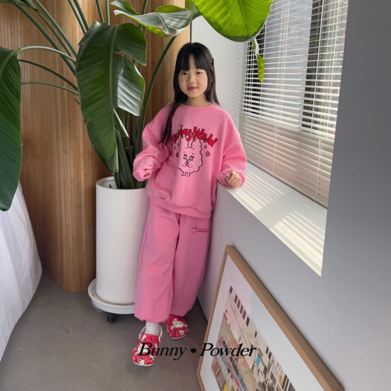 Bunny Powder - Korean Children Fashion - #kidsshorts - Welcome Jogger Pants - 9